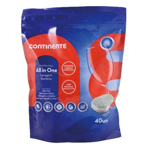 Detergente Máquina Loiça Pastilhas All in One - 40uni ,  , LIMPDET002 , 5601312601845